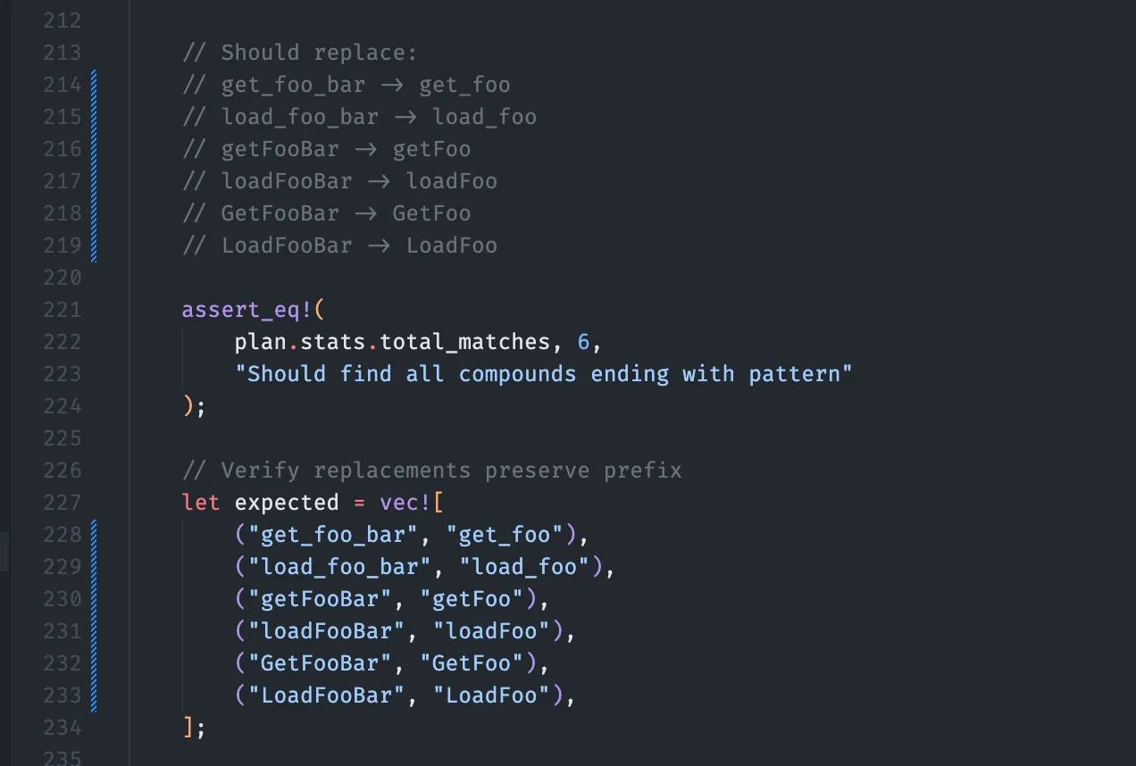 Preview of the refactoring changes
