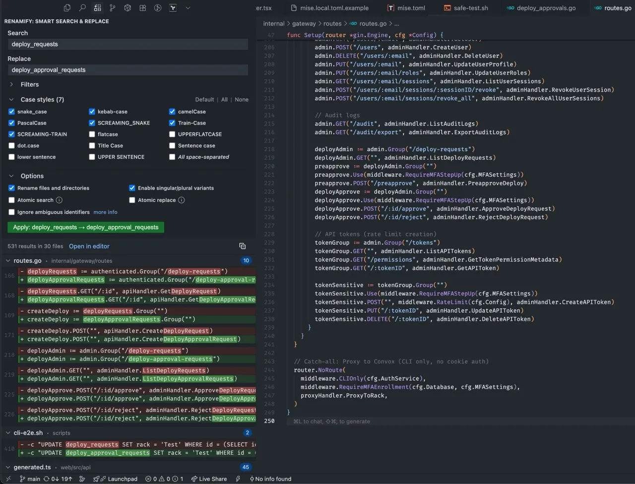 Renamify VS Code Extension